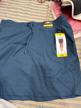 Pacific Trail Women's Slate Blue Active Skort with Drawstring